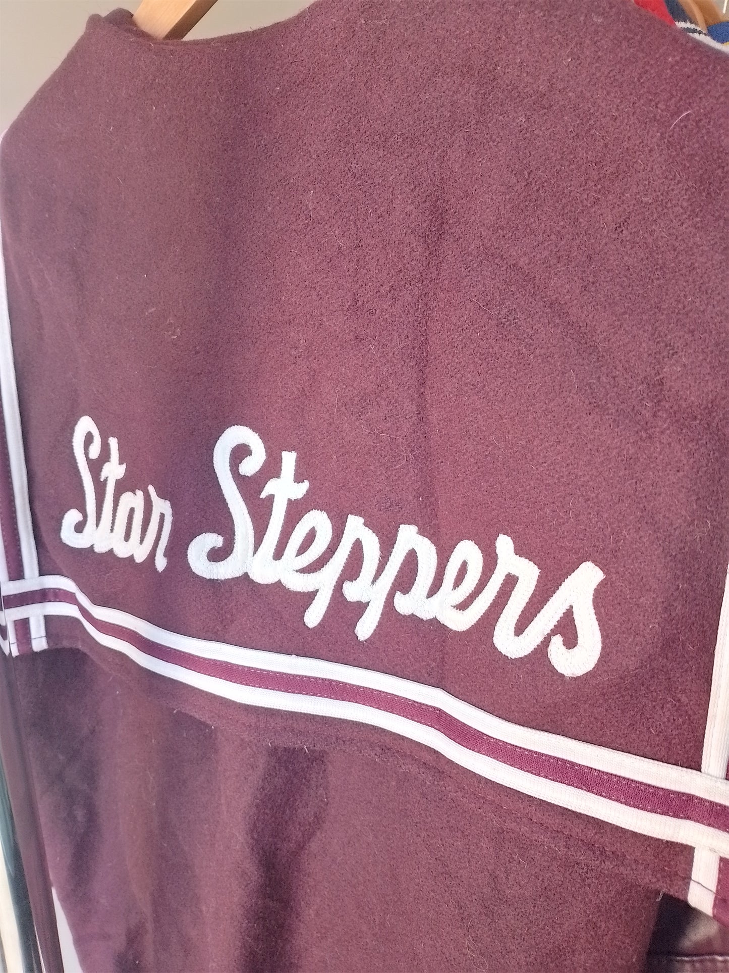 Star Steppers Cheer Leader Vintage Varsity Jacket
