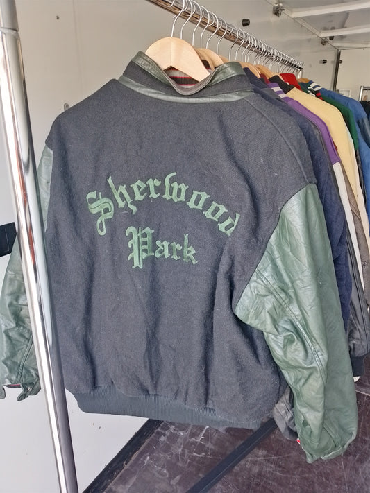 Vintage Sherwood Park Varsity Jacket
