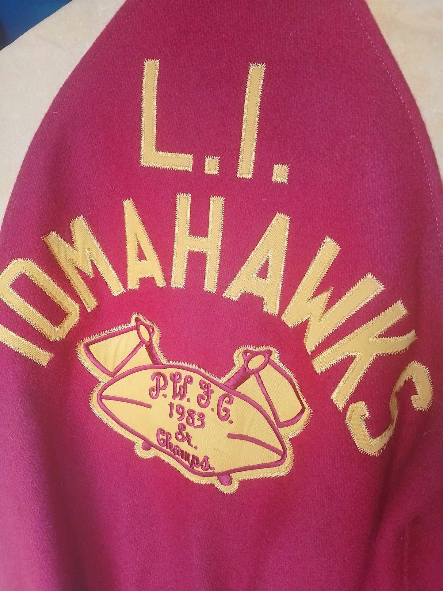 Vintage Tomahawks Varsity Jacket