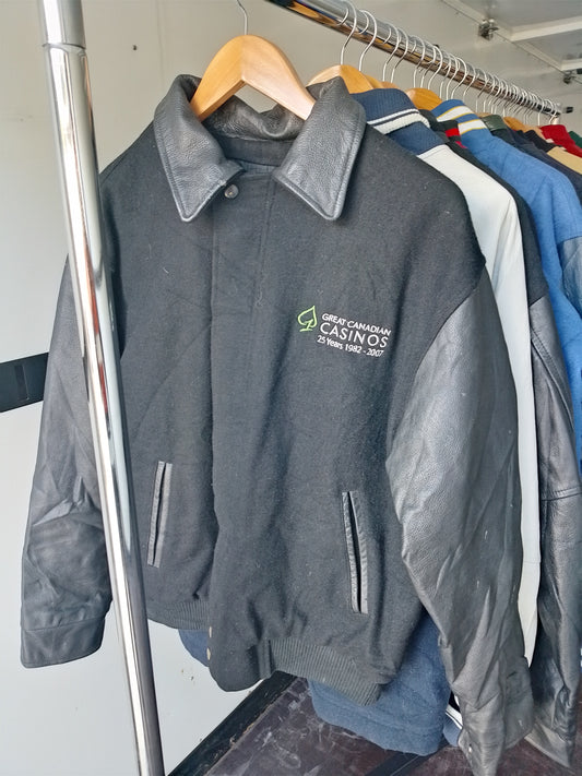 Vintage Canadian Grand Casino Varsity Jacket