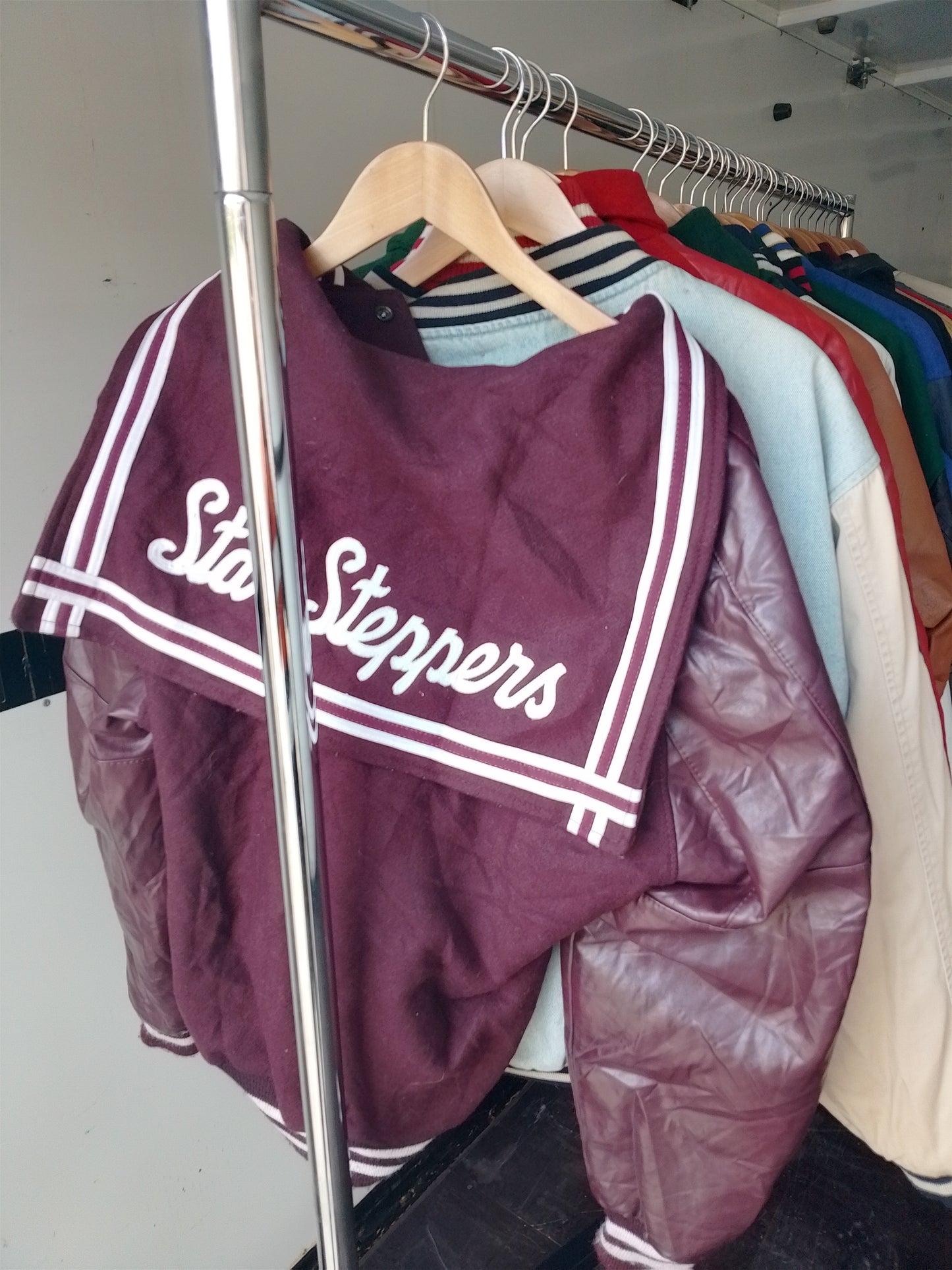 Star Steppers Cheer Leader Vintage Varsity Jacket