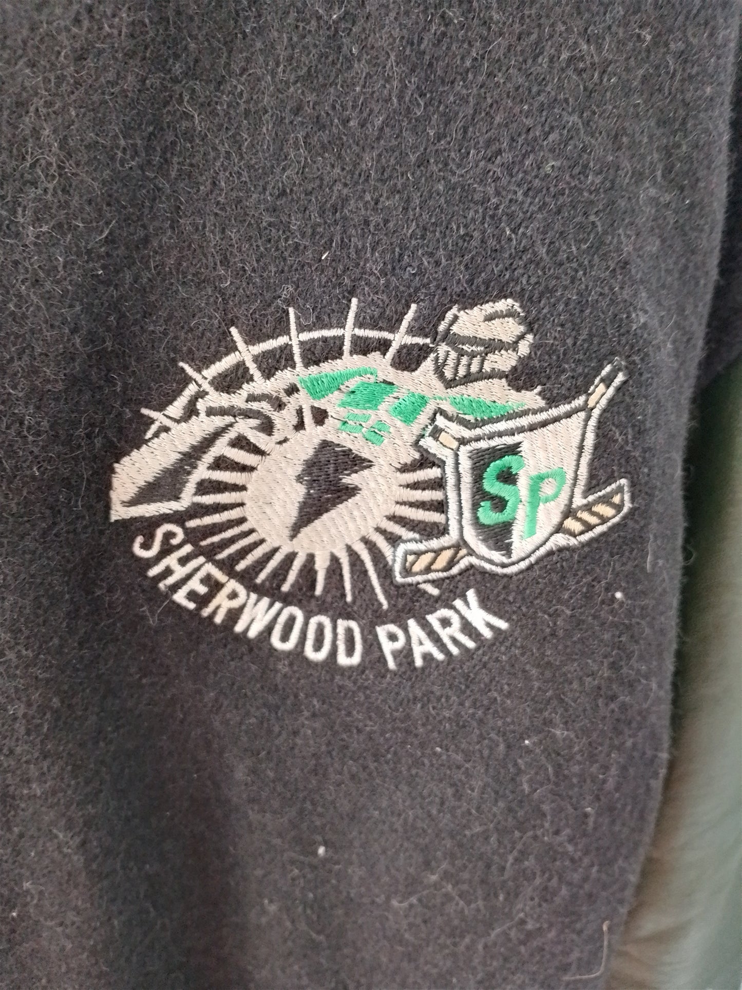 Vintage Sherwood Park Varsity Jacket
