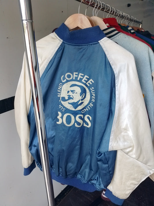 Vintage Boss Coffee Bomber Jacket