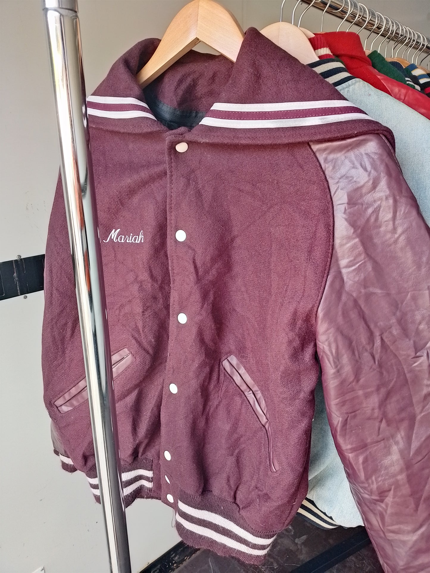 Star Steppers Cheer Leader Vintage Varsity Jacket