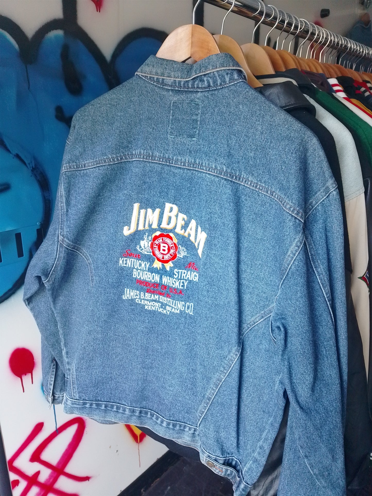 Vintage Jim Beam Denim Jacket