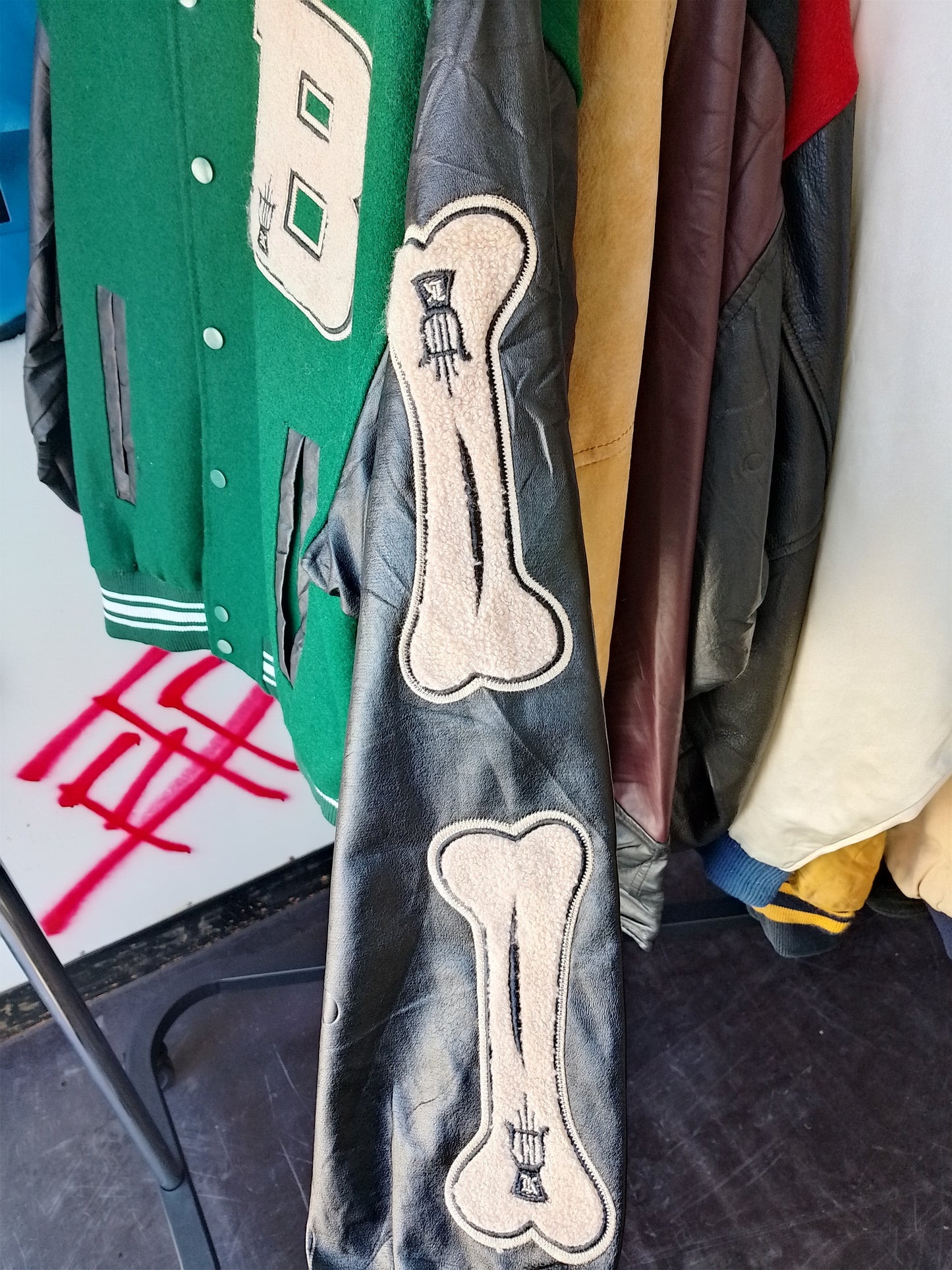 Vintage Bones Varsity Jacket